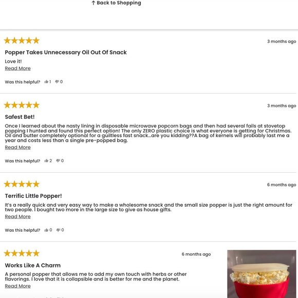 🌸 W&P The Popper 4 Cup Premium Silicone Popcorn Popper Bowl NEW / NWT - Picture 13 of 15